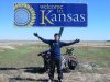 Ian at the Kansas/Colorado border.