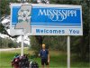 Ian at the Mississippi Border.